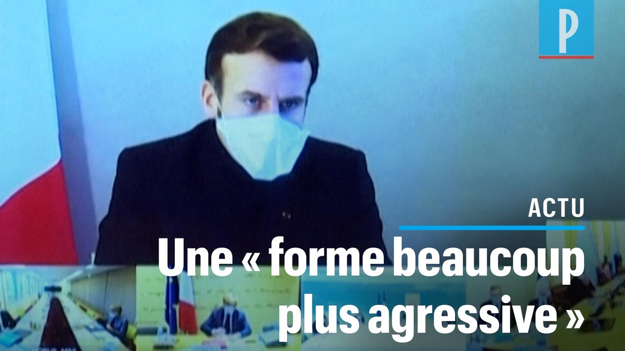 Mutation du virus : Macron invite à « redoubler de vigilance »