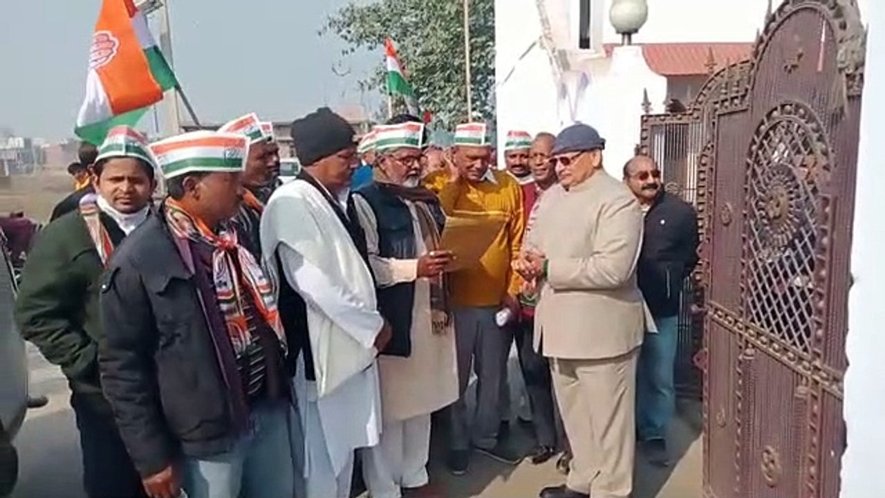 लखीमपुर: कांग्रेस जिलाध्यक्ष ने किसान विरोधी का...