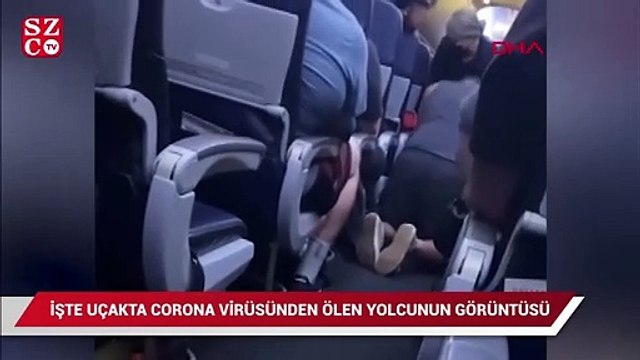 Coronalı hasta uçakta hayatını kaybetti