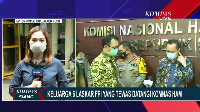 Insiden 6 Laskar FPI Tewas, Keluarga Datangi Komnas HAM Beri Keterangan