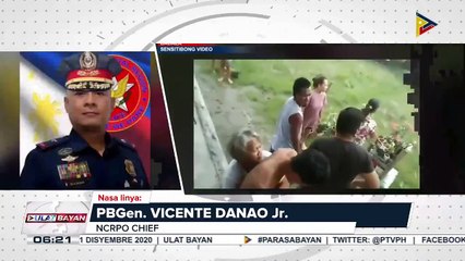 Panayam kay NCRPO Chief PBGen. Danao Jr. tungkol sa pamamaril ng isang pulis sa mag-ina sa Paniqui, Tarlac