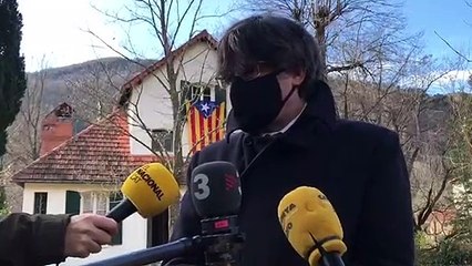 Puigdemont celebra la recuperació de la casa de Macià a Prats de Molló
