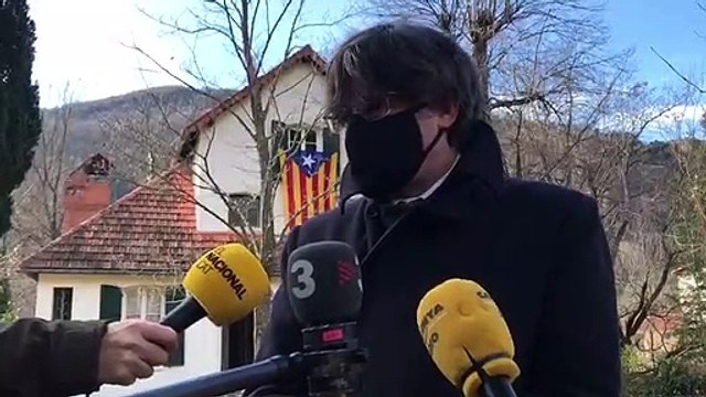 Puigdemont celebra la recuperació de la casa de Macià a Prats de Molló
