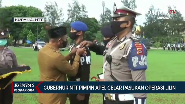 Gubernur NTT Pimpin Apel Gelar Pasukan Operasi Lilin