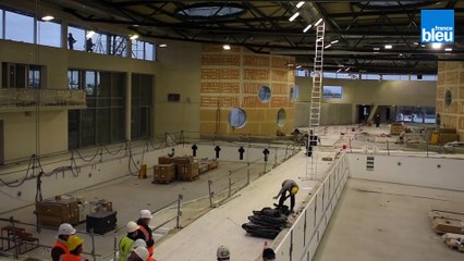Dernière phase de travaux pour le centre aquatique Balsan'éo de Châteauroux