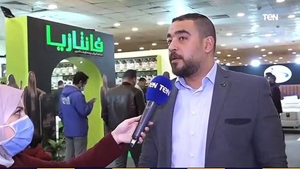 لقاء أحمد رجب الرئيس لتنفيذي لـ "شركة فانتازيا"على هامش معرض الأهرام للأثاث والديكور