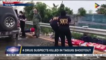 #PTVNewsTonight | Four drug suspects killed in Taguig shootout