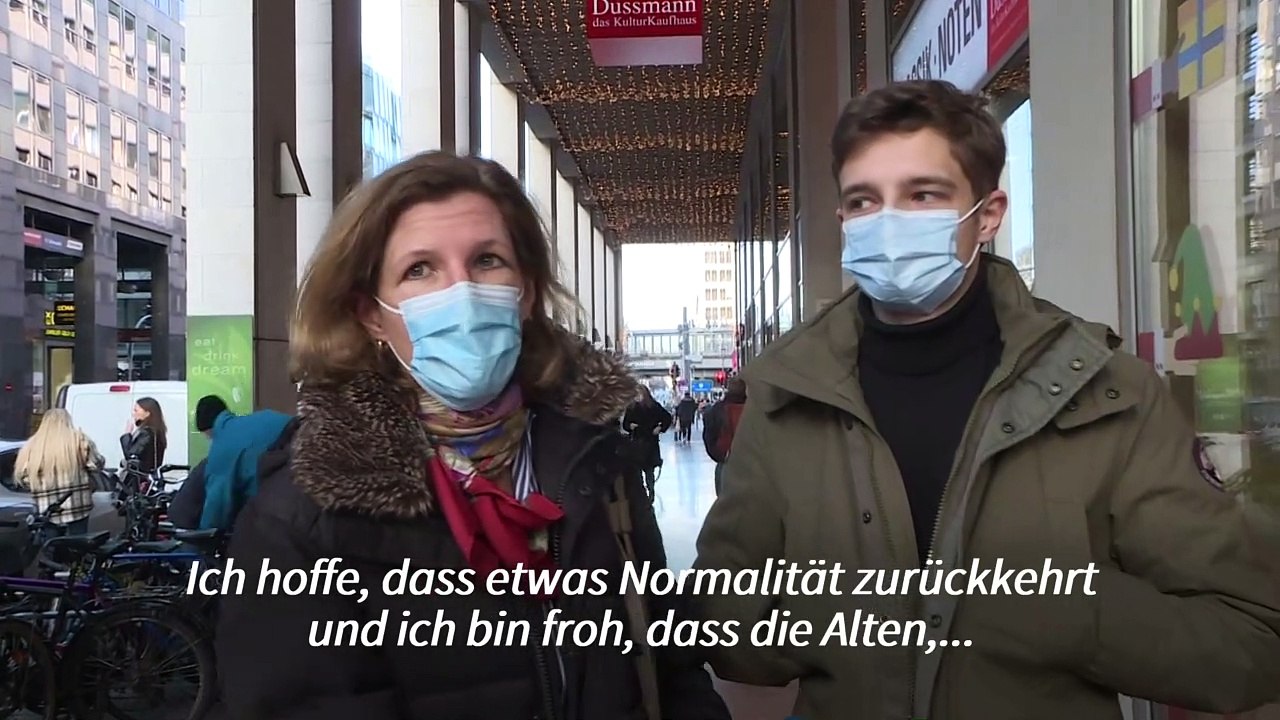 Berliner blicken mit Hoffnung auf Corona-Impfungen