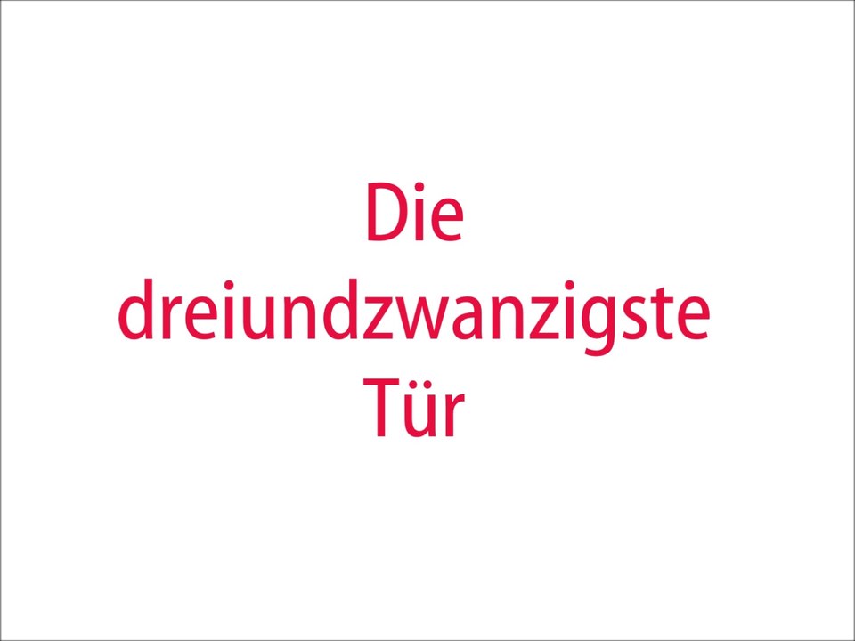 23. Türchen - Mittwoch, 23.12.2020