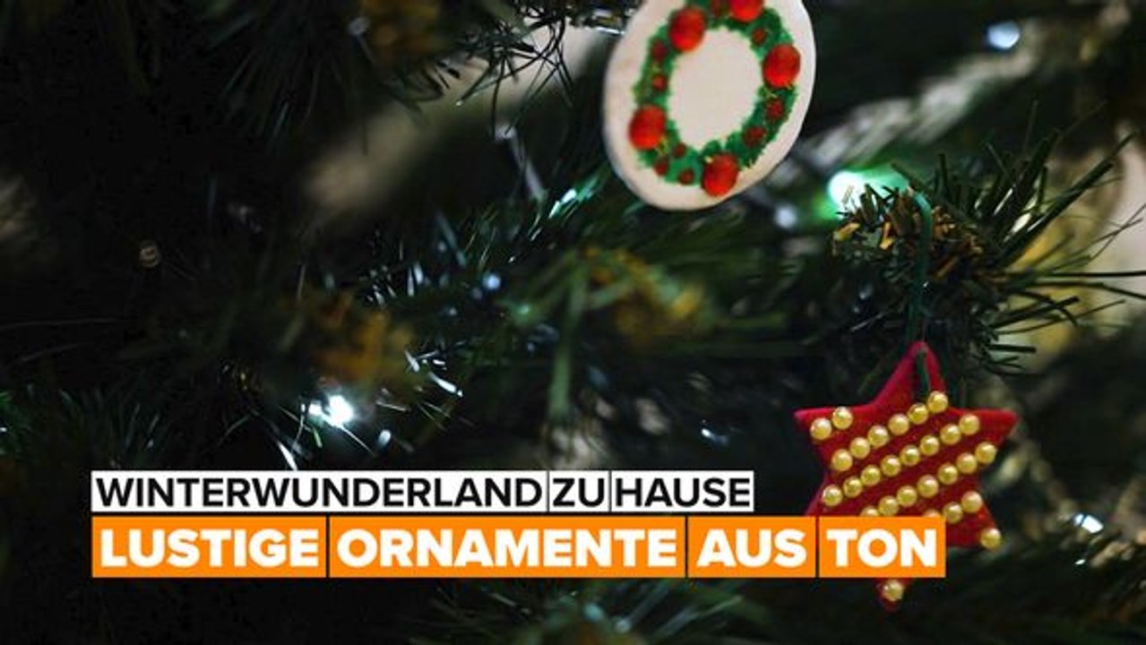 Winterdekor - ästhetische Tonornamente