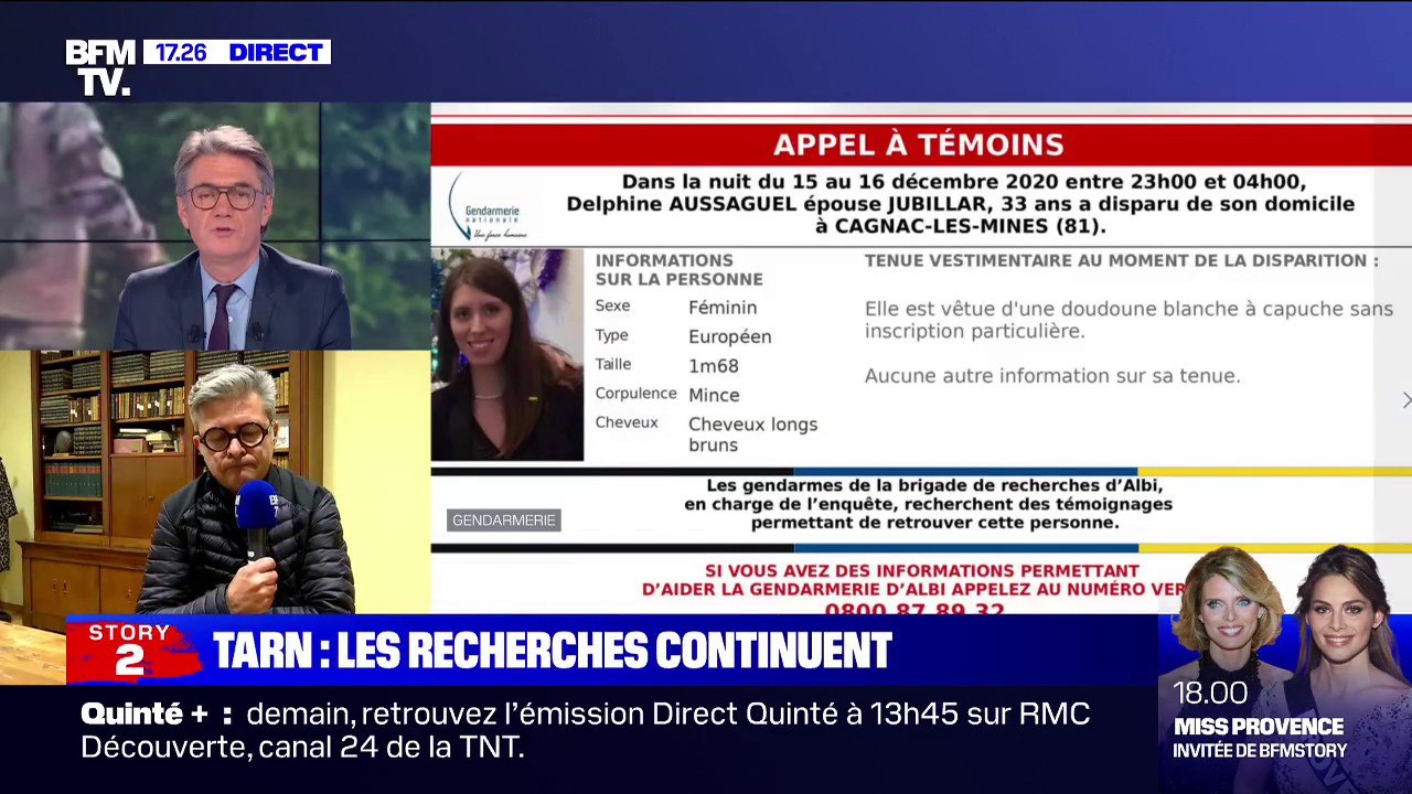 Disparition de Delphine Jubillard: le maire de Cagnac-les-Mines se dit "très inquiet"
