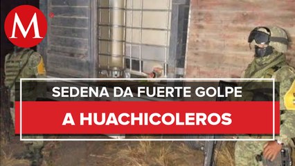 Sedena recupera 49 mil litros de hidrocarburo robado en 4 estados