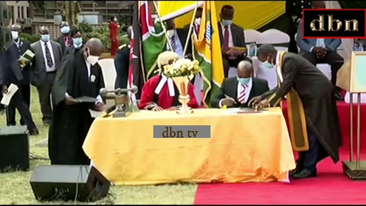 Benson Mutura's first speech after being sworn in as Nairobi's acting governor