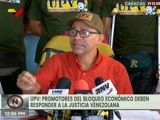 Dirigencia de la UPV: Nueva AN debe de buscar los mecanismos para juzgar traidores a la patria