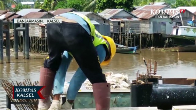 Jembatan Ikonik di Pulau Bromo Banjarmasin Ditarget Rampung Akhir Tahun 2020