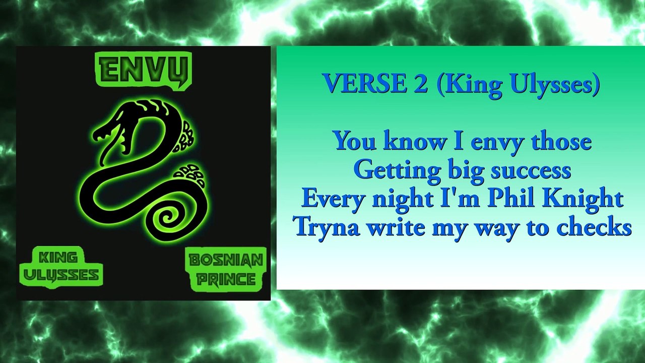5. Envy (Lyric Video)