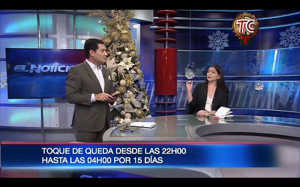 Presidente Lenín Moreno anunció toque de queda en los próximos 15 días