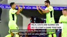 Simeone calls for patience with Felix-Suarez-Costa attack