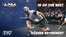 Squash: Simon Rösner Retirement - 10 of the Best