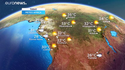 下载视频: Africanews weather Africa today 22/12/2020