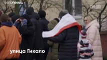 Dozens detained in Minsk as Belarusian opposition protesters use new tactics