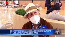 Aeropuertos en Ecuador mantienen medidas de bioseguridad