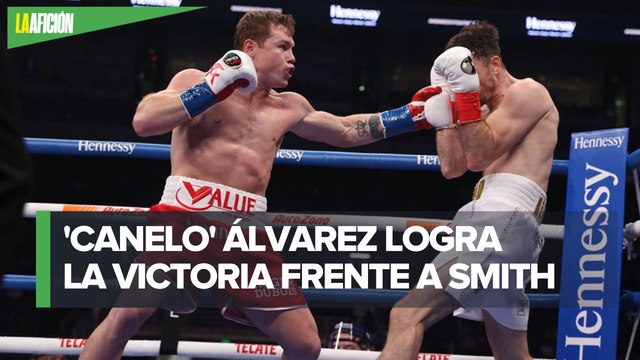 Canelo' Álvarez se impone y vence por decisión unánime a Callum Smith