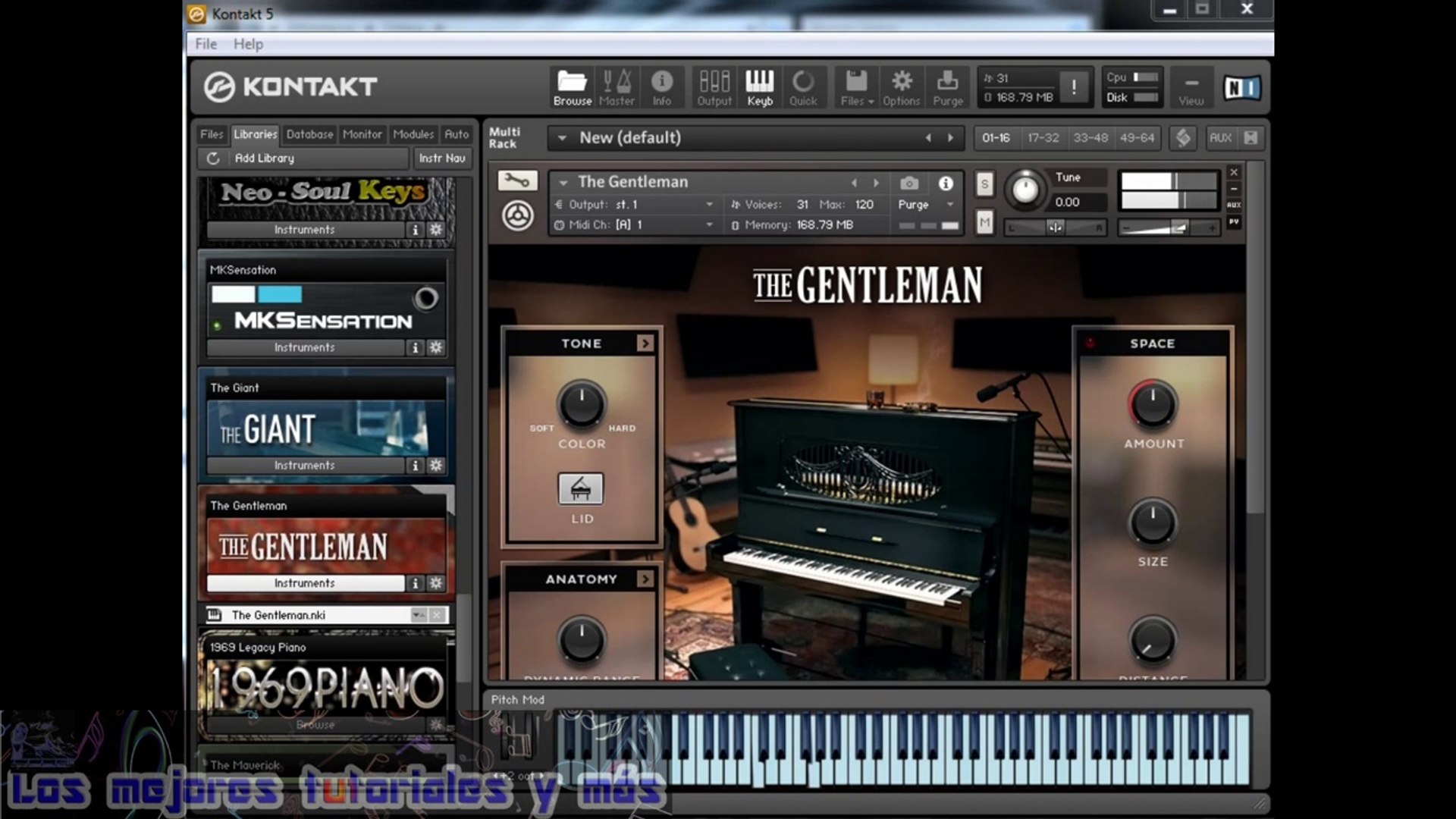 THE GENTLEMAN PIANO - Kontakt 5, KONTAKT 6 - Tutorial by Los mejores  tutoriales y mas - Vídeo Dailymotion