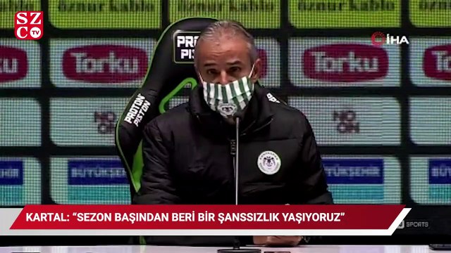 İsmail Kartal: “Sezon başından beri bir şanssızlık yaşıyoruz”