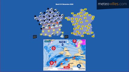 bulletin météo du lundi 21 décembre 2020