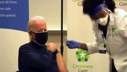 Joe Biden, Koronavirüs aşısı oldu