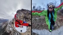 Just When We Thought BASE Jumping Couldn't Get Any Crazier...