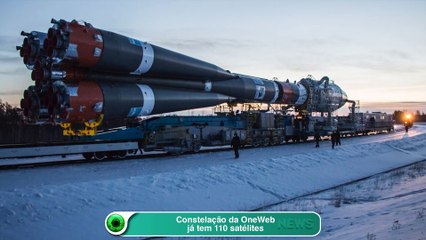 Download Video: Constelação da OneWeb já tem 110 satélites