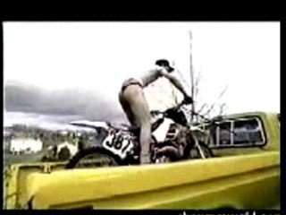 Motocross pilote Dejante