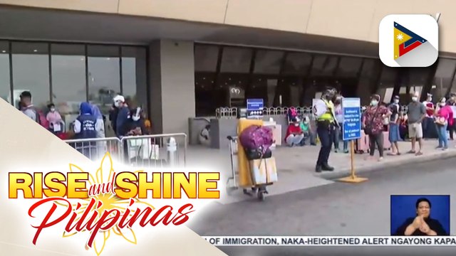 Pagdating ng mga pasahero sa NAIA, patuloy