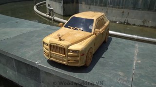 Rolls Royce Cullinan  Wooden Car Amazing Woodworking Techniques