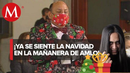 El espíritu navideño se siente en la mañanera de AMLO | La Sememe Pasada