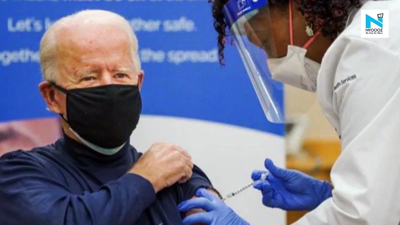 US President-elect Joe Biden publicly receives first COVID vaccine shot