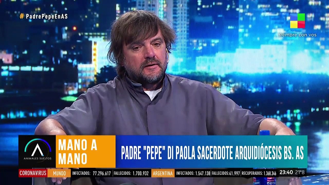 Padre 'Pepe': "No poder vivir de tu trabajo es un signo de pobreza"