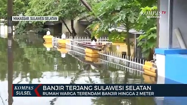 Rumah Warga di Kompleks Prumnas Antang Terendam Banjir Hingga 2 Meter