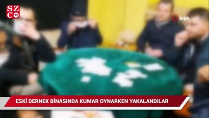 Eski dernek binasında böyle yakalandılar