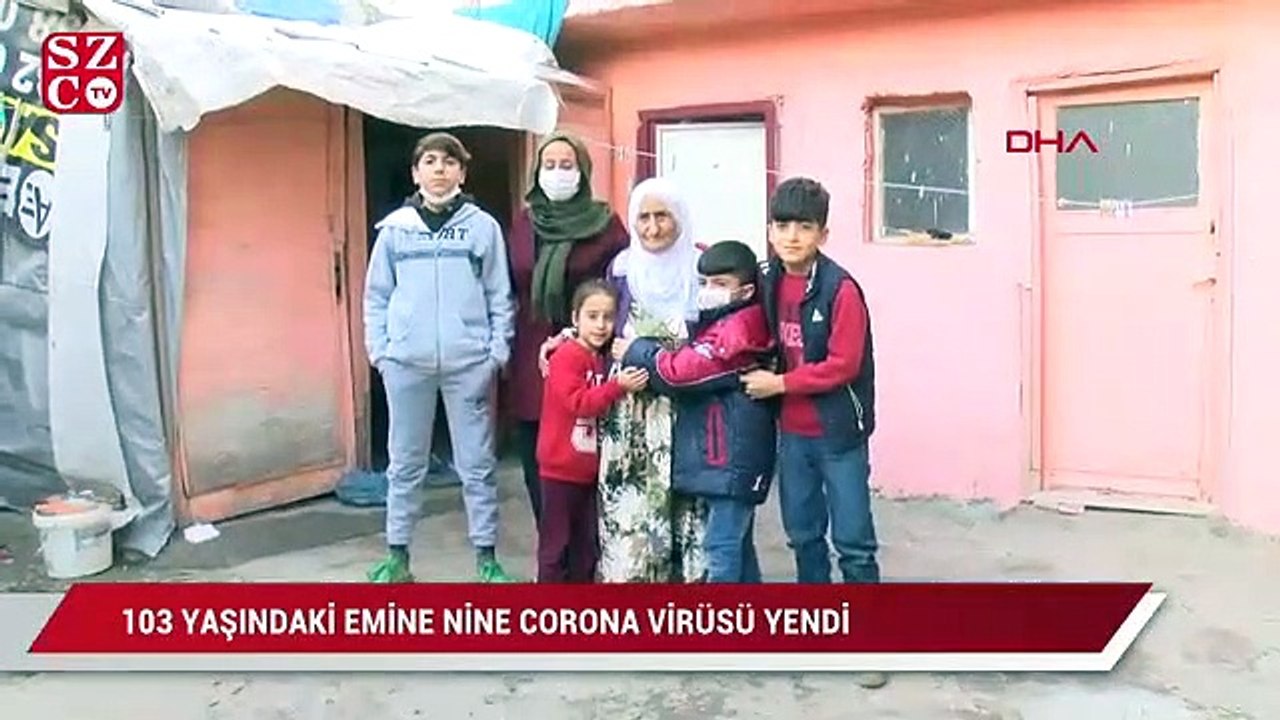 103 Yaşındaki Emine nine corona virüsü yendi