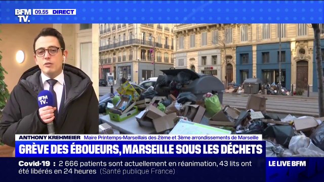 Grève des éboueurs à Marseille: le maire des 2e et 3e arrondissements évoque un sentiment d'abandon