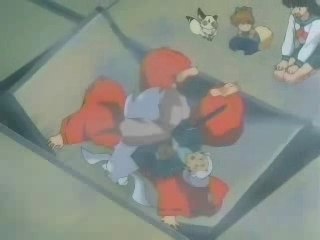 Inuyasha They Get Knocked Down