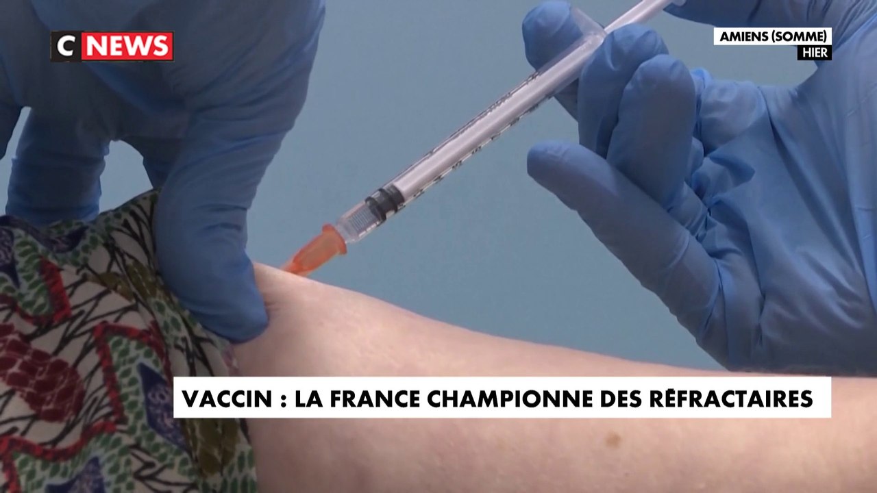 Vaccin : la France championne des réfractaires