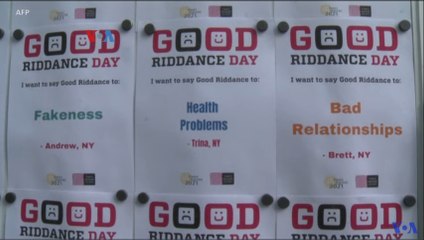Good Riddance Day, Tradisi Kota New York Menjelang Akhir Tahun