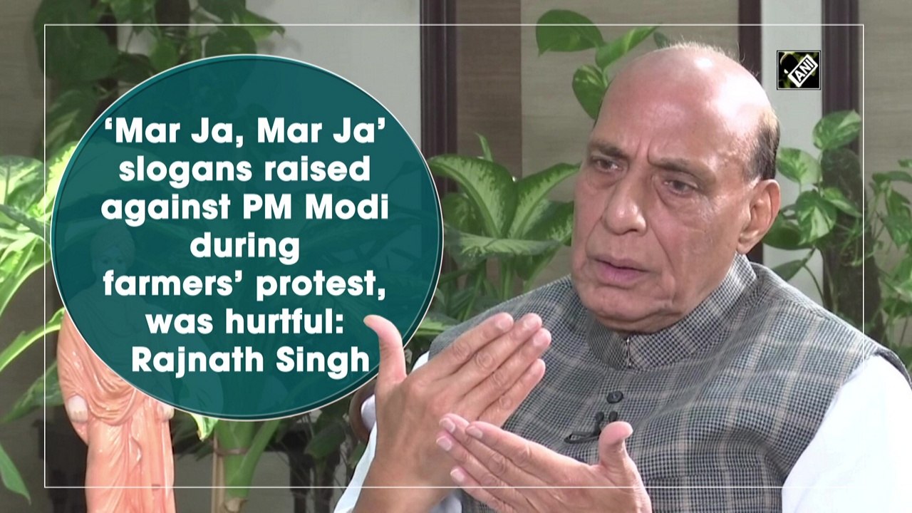 ‘Mar Ja, Mar Ja’ slogans raised against PM Modi during farmers’ protest, was hurtful: Rajnath Singh