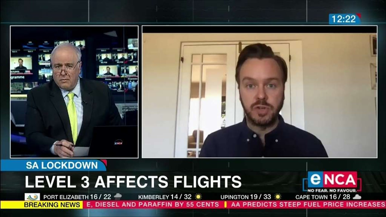 Flights badly affected under level 3