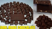 HOMEMADE CHOCOLATE RECIPE - homemade chocolate recipe | chocolate bar recipe | choco chips | milk chocolate recipe | Chef Amar