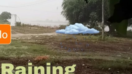 Raining in my village